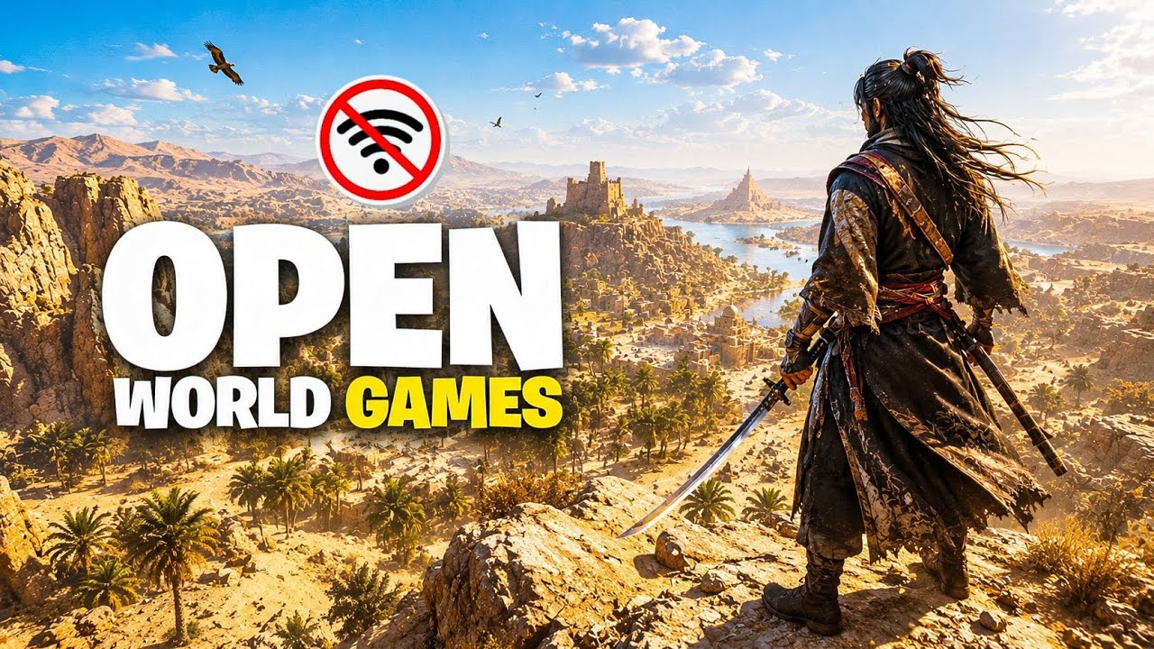 Top 15 Best OFFLINE Open World Games for Mobile (2026)