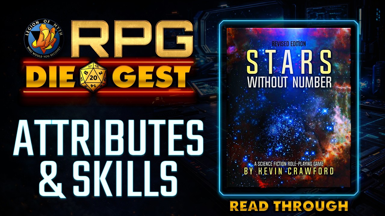 Stars Without Number Character Creation: Attributes & Skills
