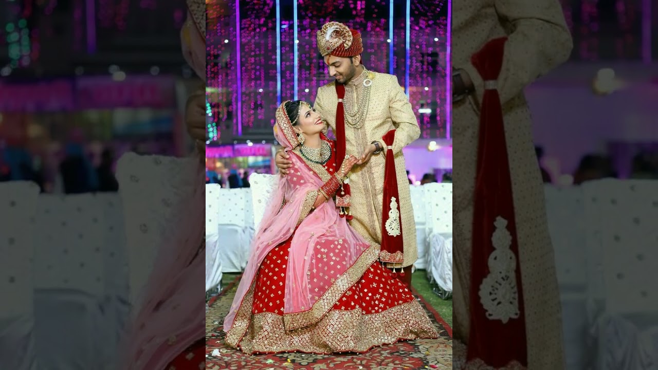 dulha dulhan wedding pose # short
