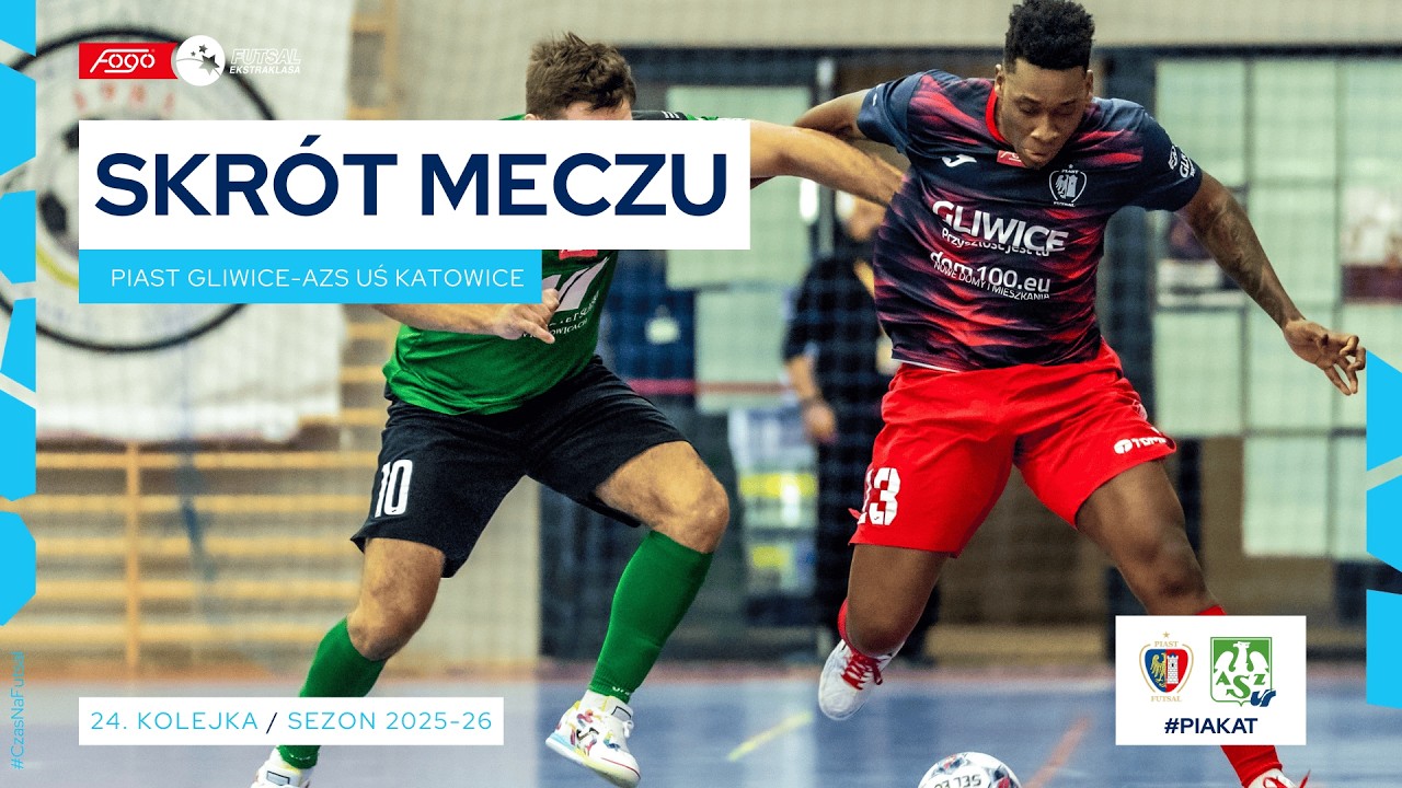 Piast Gliwice - AZS UŚ Katowice 7:1 SKRÓT 24. kolejka (2025/26)