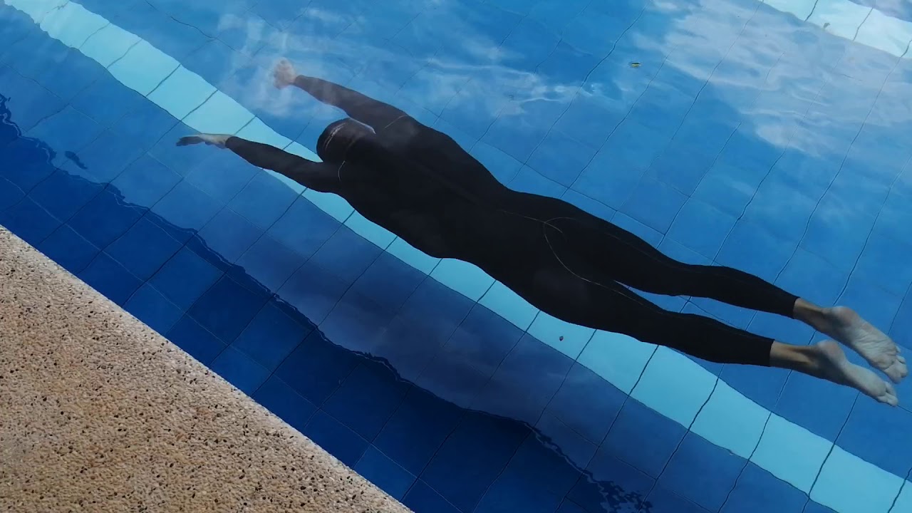 Viktor Reshetniak DNF Dynamic No Fins 150 m training dive.