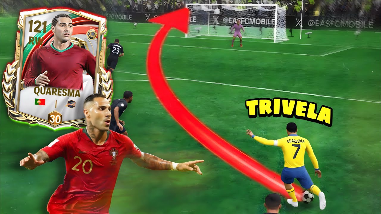 JOGUEI COM A NOVA CARTA DO “QUARESMA” NO EA FC MOBILE!😱