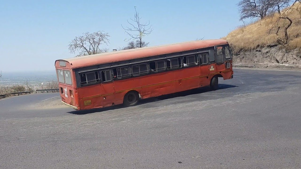 Msrtc bus धुळे - छत्रपती संभाजीनगर kannad ghat 