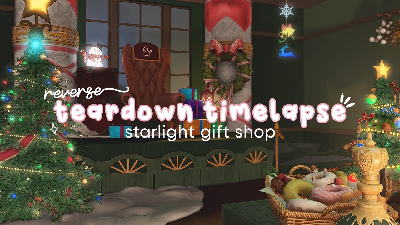 Teardown Timelapse: Starlight Gift Shop | FFXIV Housing