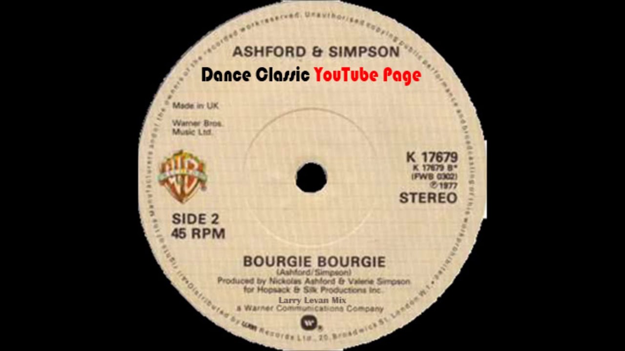 Ashfor & Simpson - Bourgie Bourgie (Extended Re-Edit Mix)