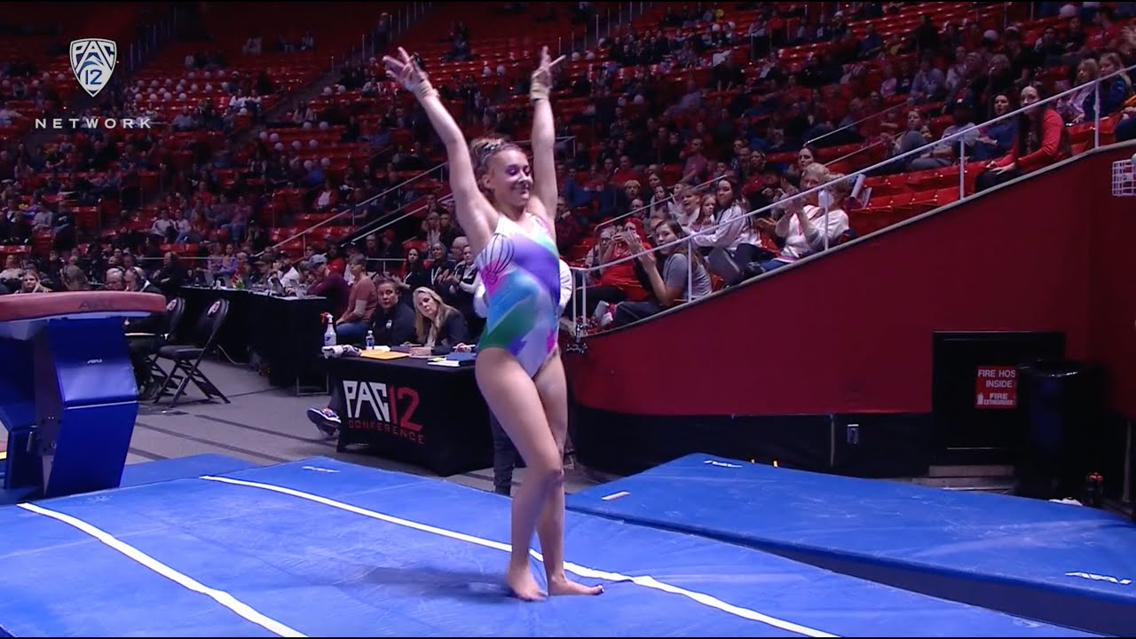 Star freshman Makenna Smith opens Utah career with beautiful vault | Red Rocks Gymnastics
