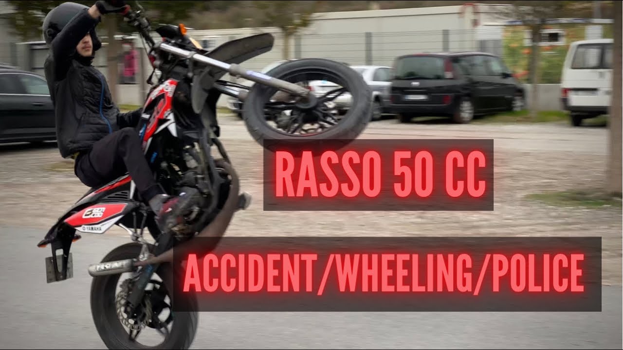 Rasso 50 CC !! Accident / Wheeling / Gendarmerie