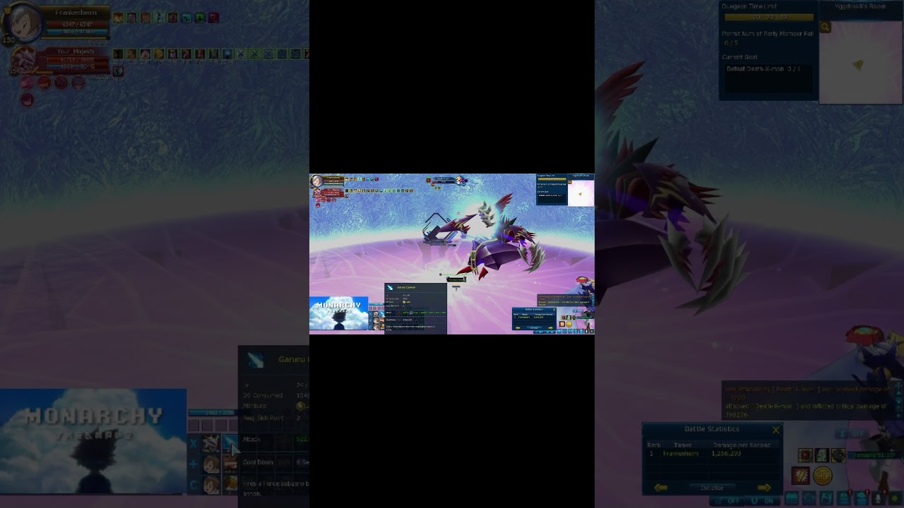 OmegamonX vs DeathXmon #digimonmastersonline #digimongame #digimon #digimonindonesia #digimon