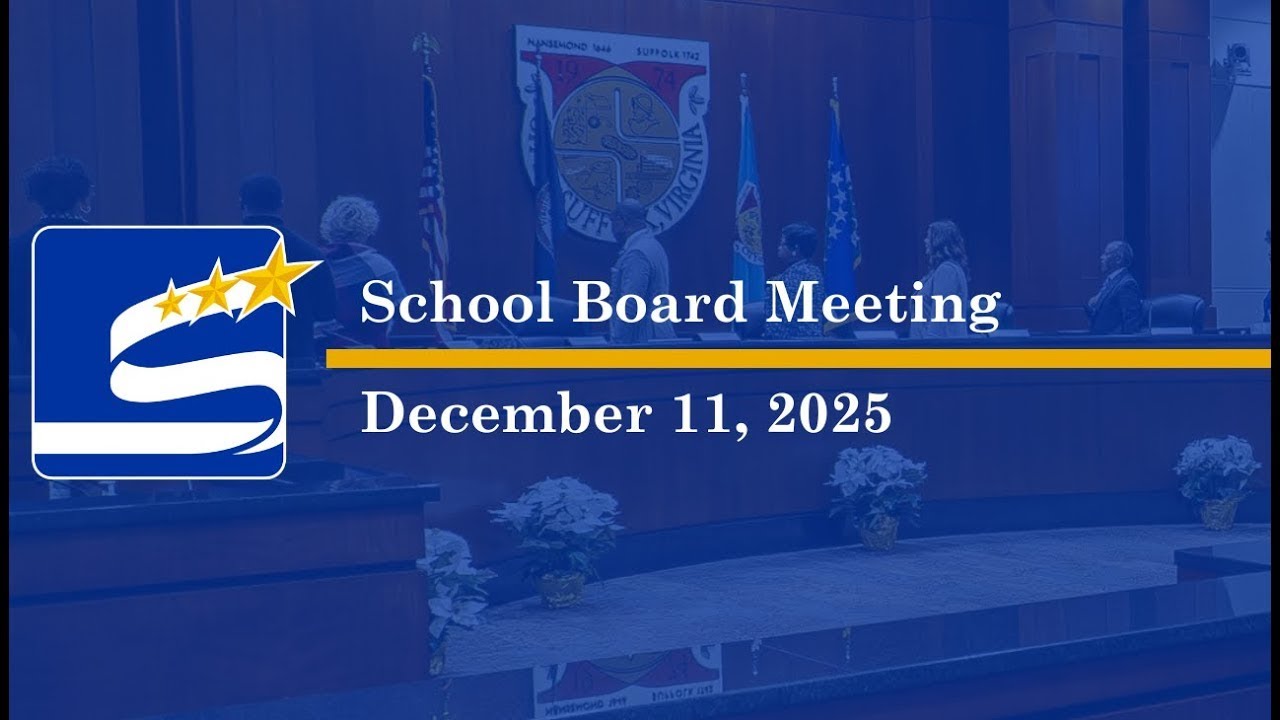 December 11, 2025 - School Board Meeting