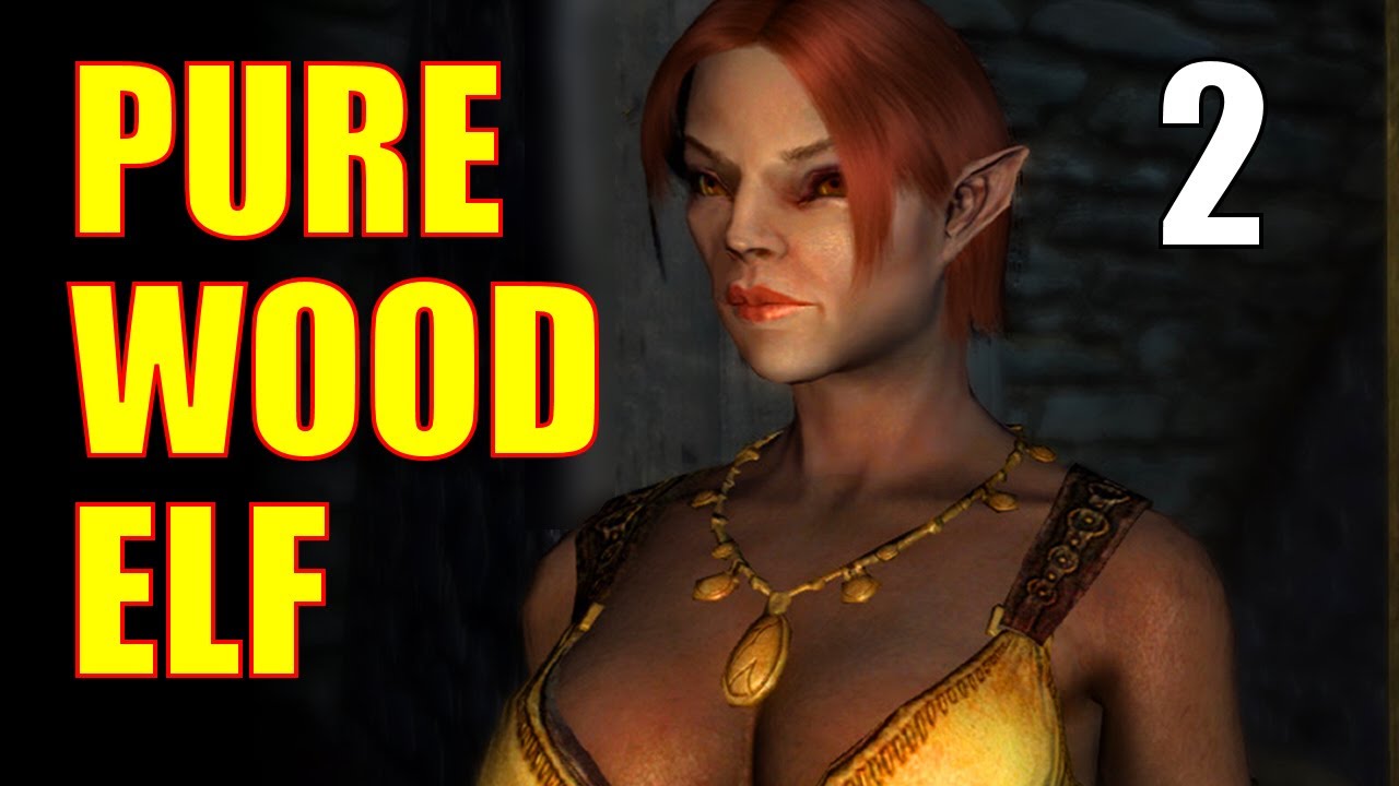 Skyrim PURE WOOD ELF BUILD Walkthrough NO SMITHING, NO ENCHANTING #2, Best Early Game Light Armor