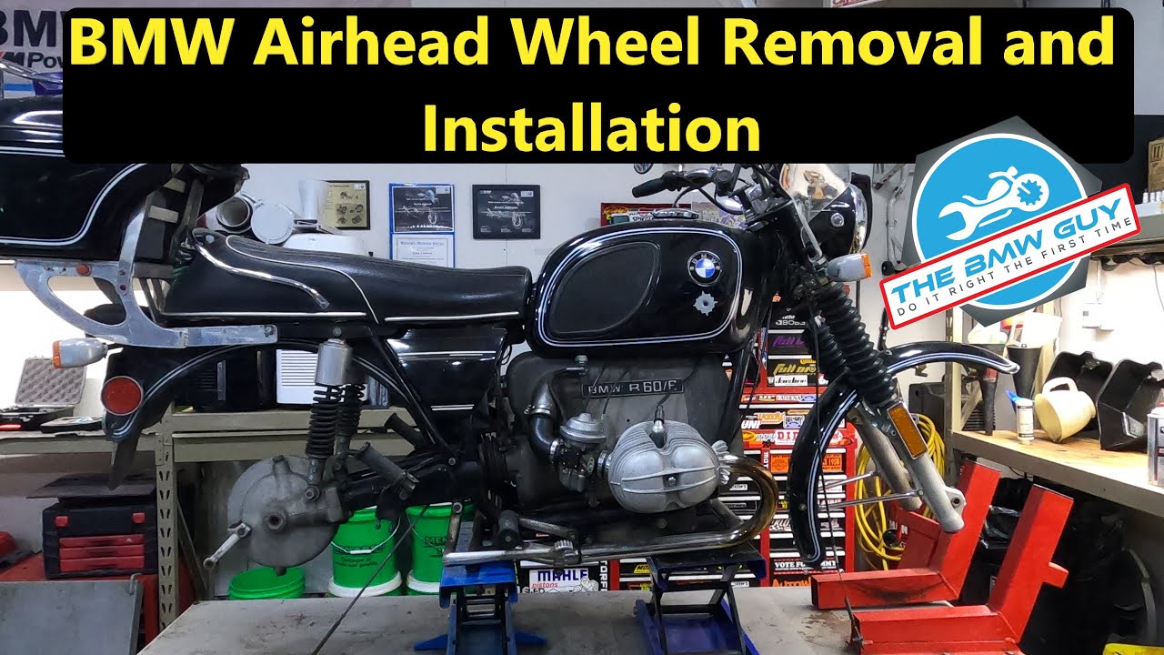 Снятие и установка колеса BMW Airhead