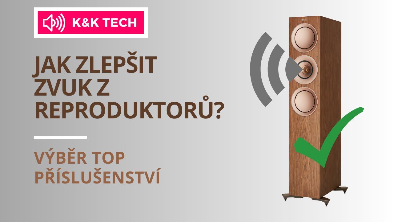 Jak zlepšit zvuk z reproduktorů? 🎶 [TOP příslušenství]