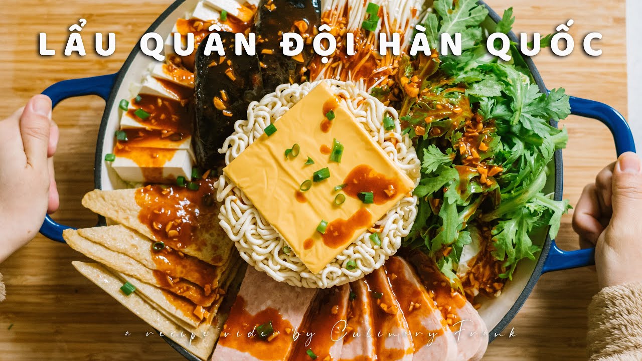 Lẩu Hàn Quốc Siêu Ngon Dễ Làm |Lẩu Quân Đội | ASMR Cooking | Culinary Frank