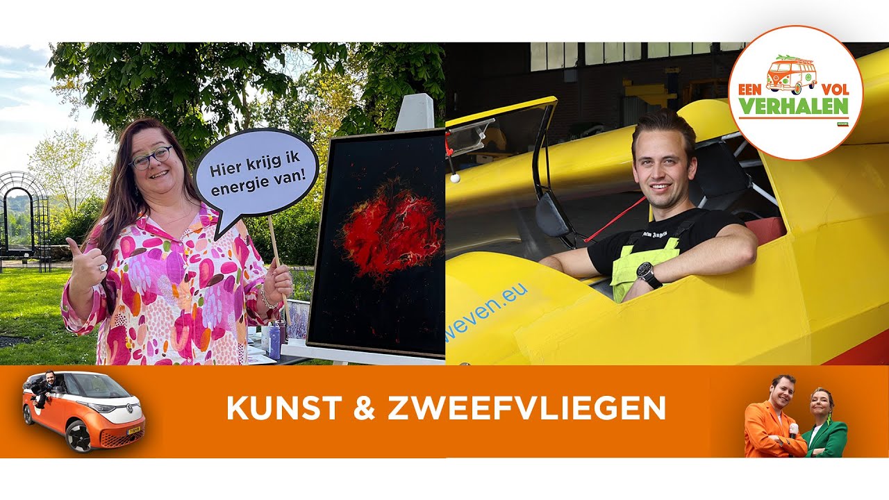 Met de monteur de lucht in: kunst en zweefvliegen - Een Camper Vol Verhalen #2