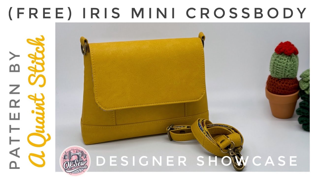 The (Free) Iris Mini Crossbody by A Quaint Stitch, full tutorial - An OKSew Designer Showcase