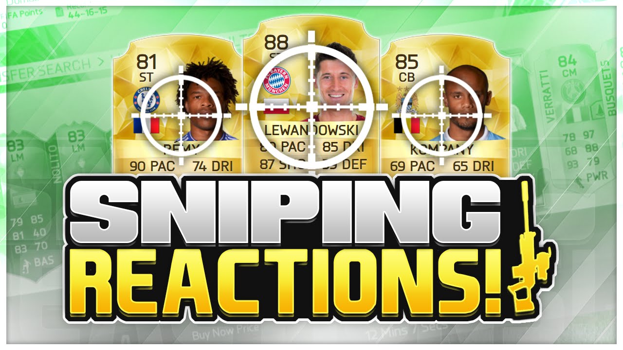 FIFA 16 | TOP 5 SNIPING REACTIONS | MY FUNNIEST AND BEST SNIPING REACTIONS ON FIFA 16 ULTIMATE TEAM