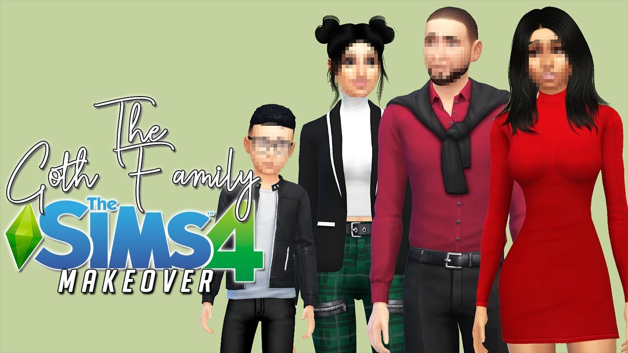 WACK TO SNACK! | The Goth Family Makeover | The Sims 4