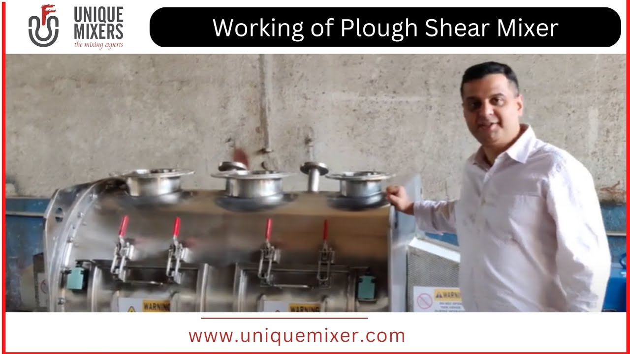 Plough Shear Mixer- Working of Plough Share Mixer. Take Inside View. #ploughshearmixer #ploughshare