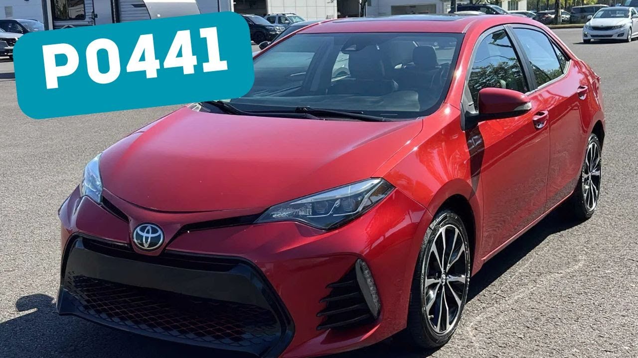 Код P0441 в Toyota Corolla — причины и решения