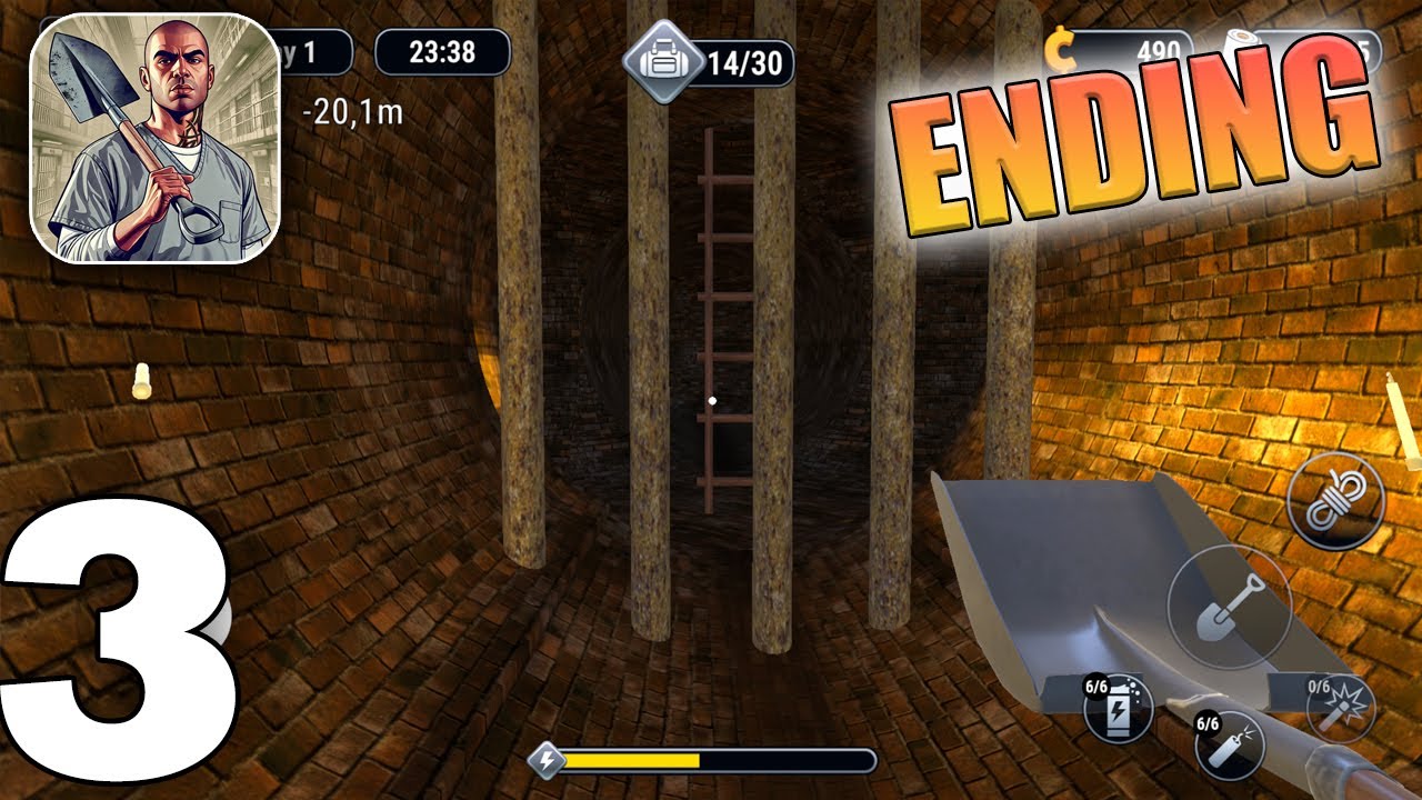 Prison Escape Simulator 3D Gameplay Walkthrough Part 3 & Ending (iOS, Android)