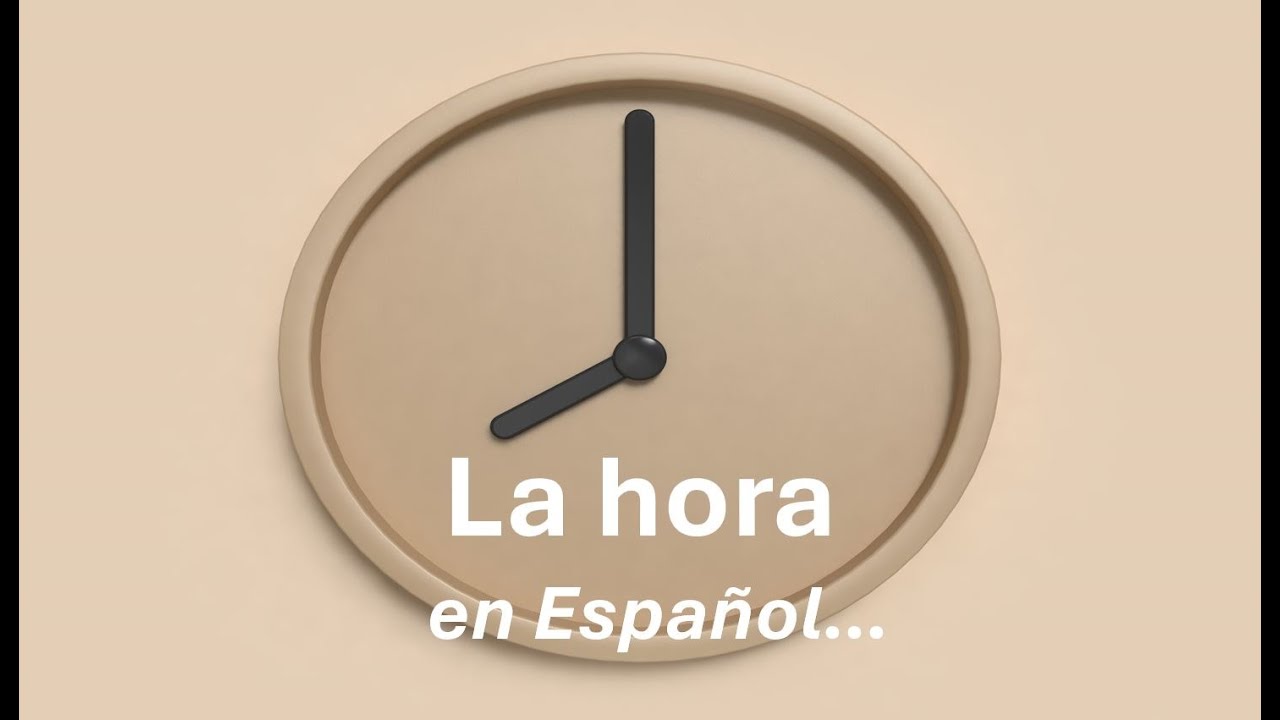 How to say the Time in Spanish! Includes Sentence examples