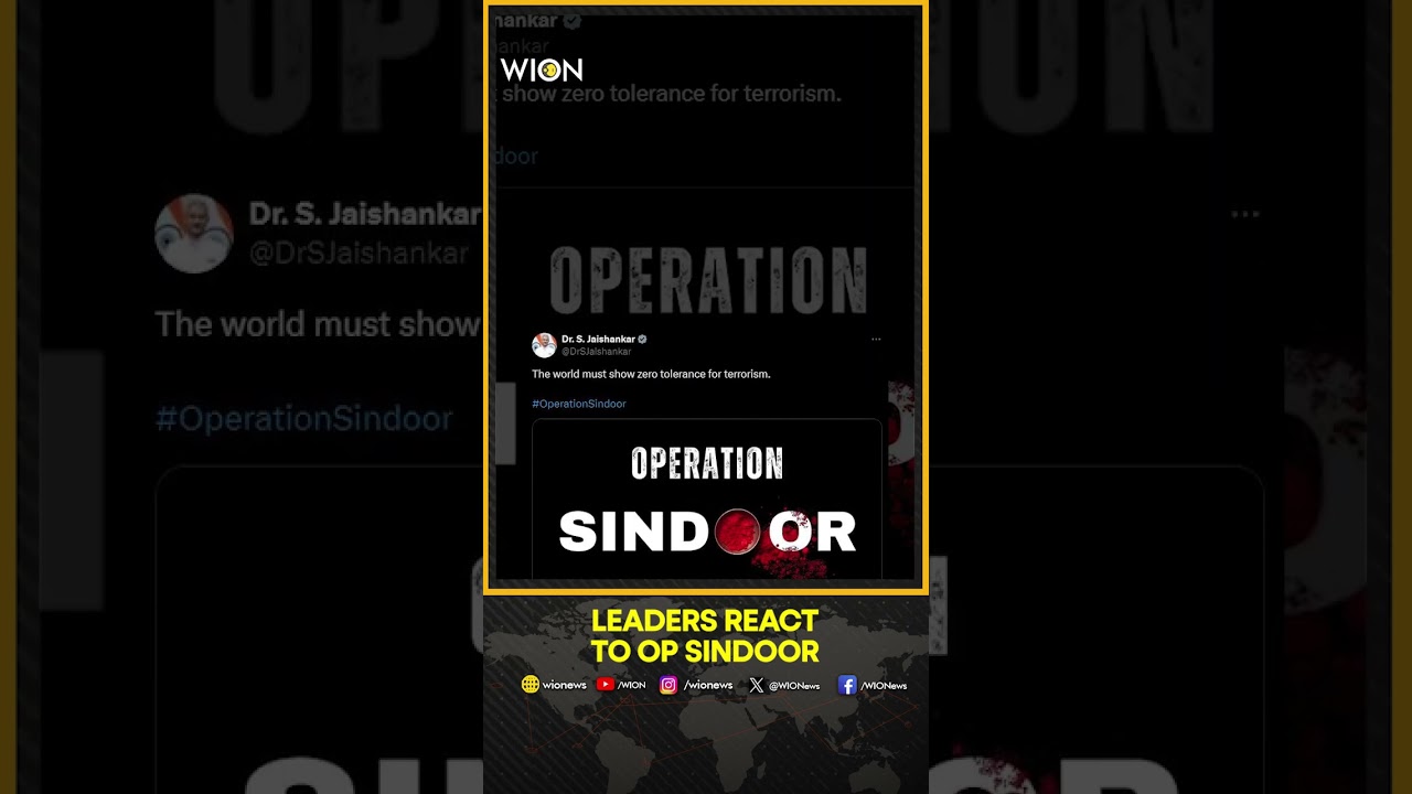India Strikes Pakistan: Indian Leaders React To Operation Sindoor | India-Pakistan | WION Shorts
