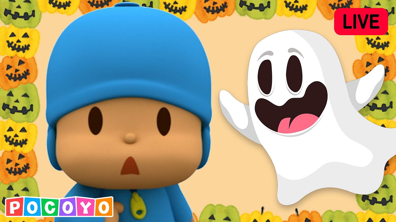 [ AO VIVO ] 🎃 O Pocoyo prega uma peça assustadora em seus amigos! 🎃 | POCOYO PORTUGUÊS BRASIL ✨