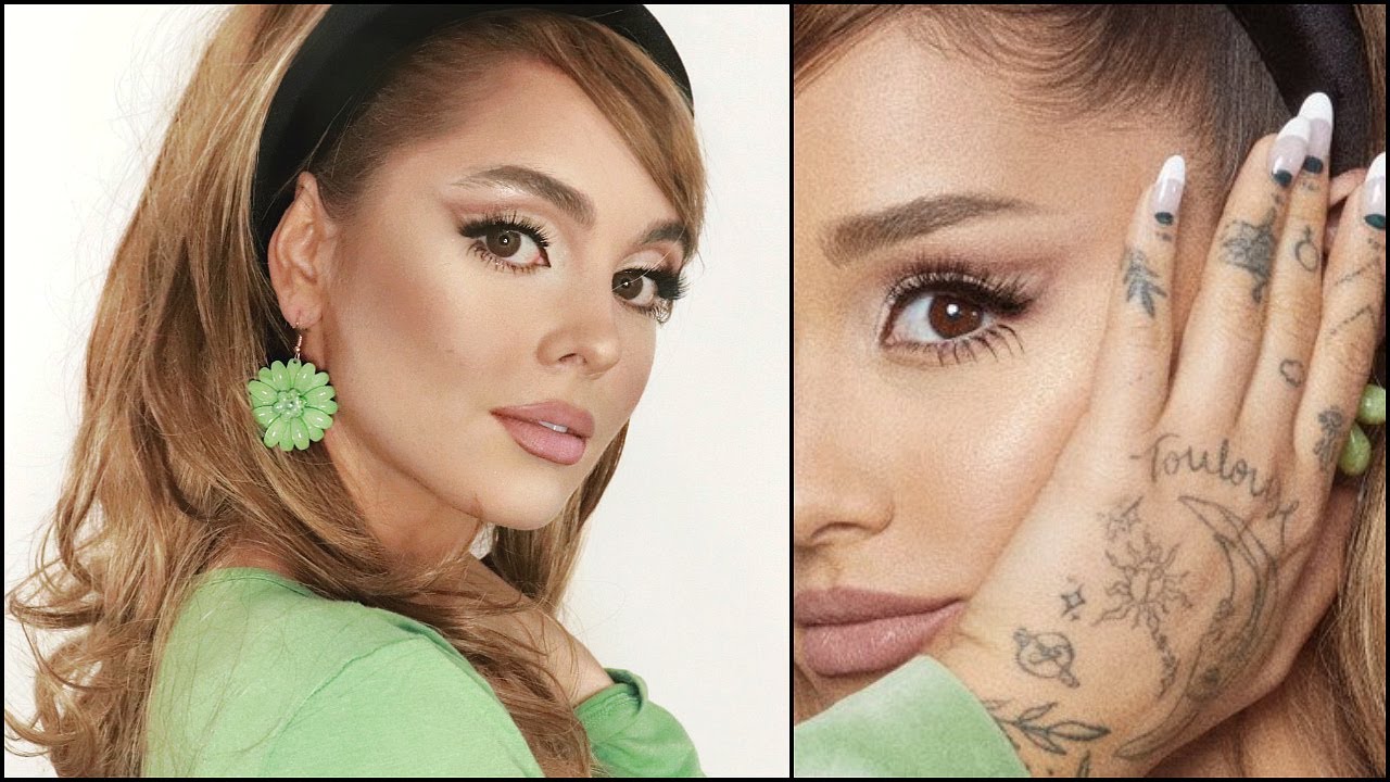 ariana grande makeup tutorial | POSITIONS 60s makeup | jackie wyers
