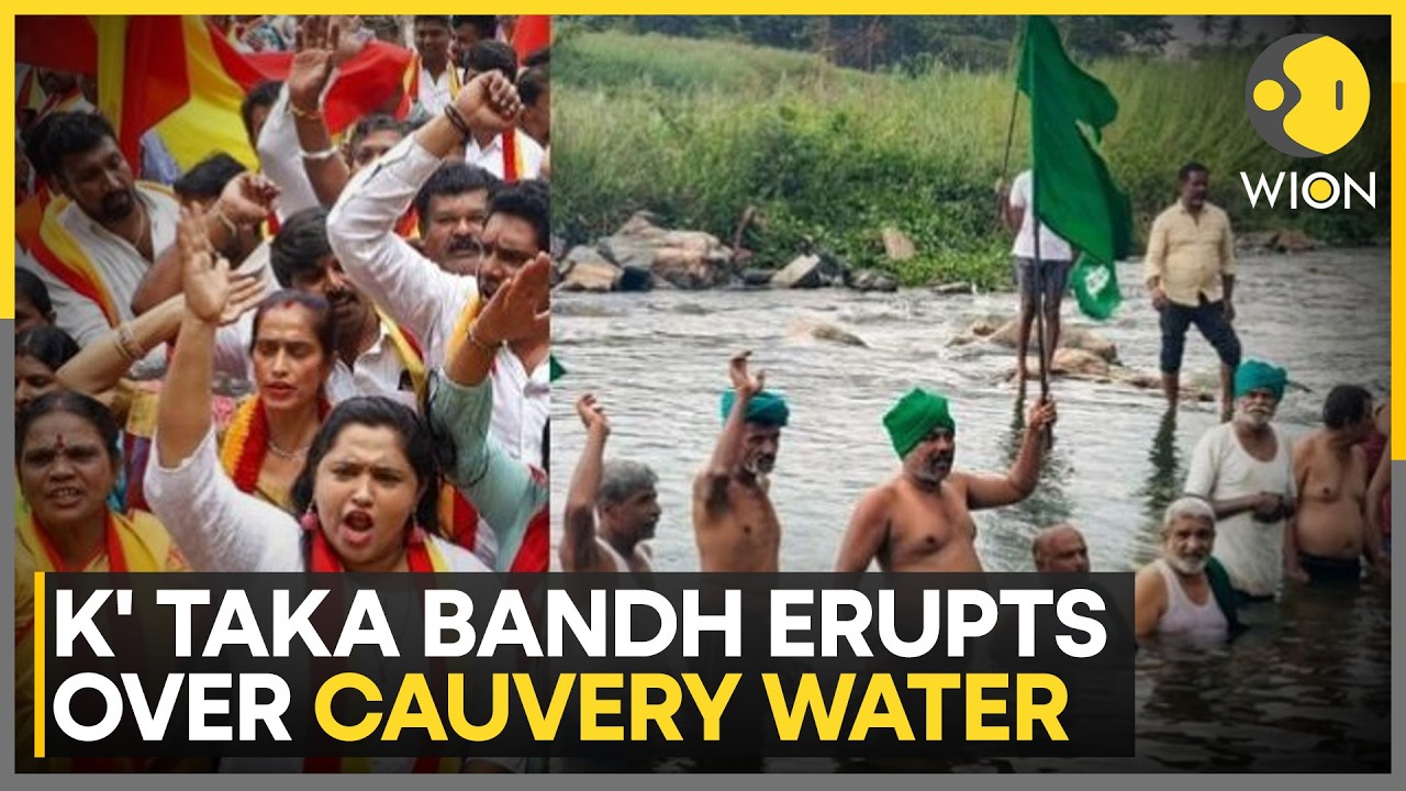 Karnataka Bandh Over Cauvery Water Dispute | Protests Intensify Against Tamil Nadu Water Release
