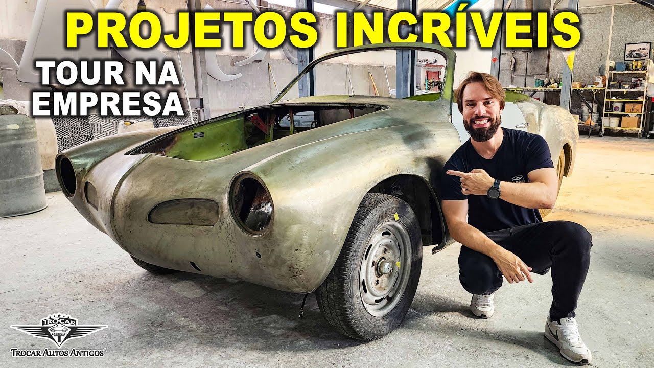 PROJETOS INCRÍVEIS! 😍 Tour MOSTRANDO alguns carros em PROCESSO de RESTAURAÇÂO! 👍 dia 14.05.2024