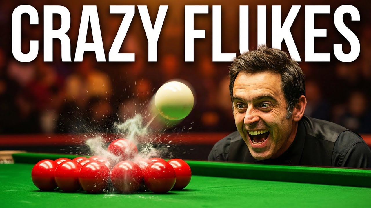 Snooker Players React to The CRAZIEST Flukes Ever!