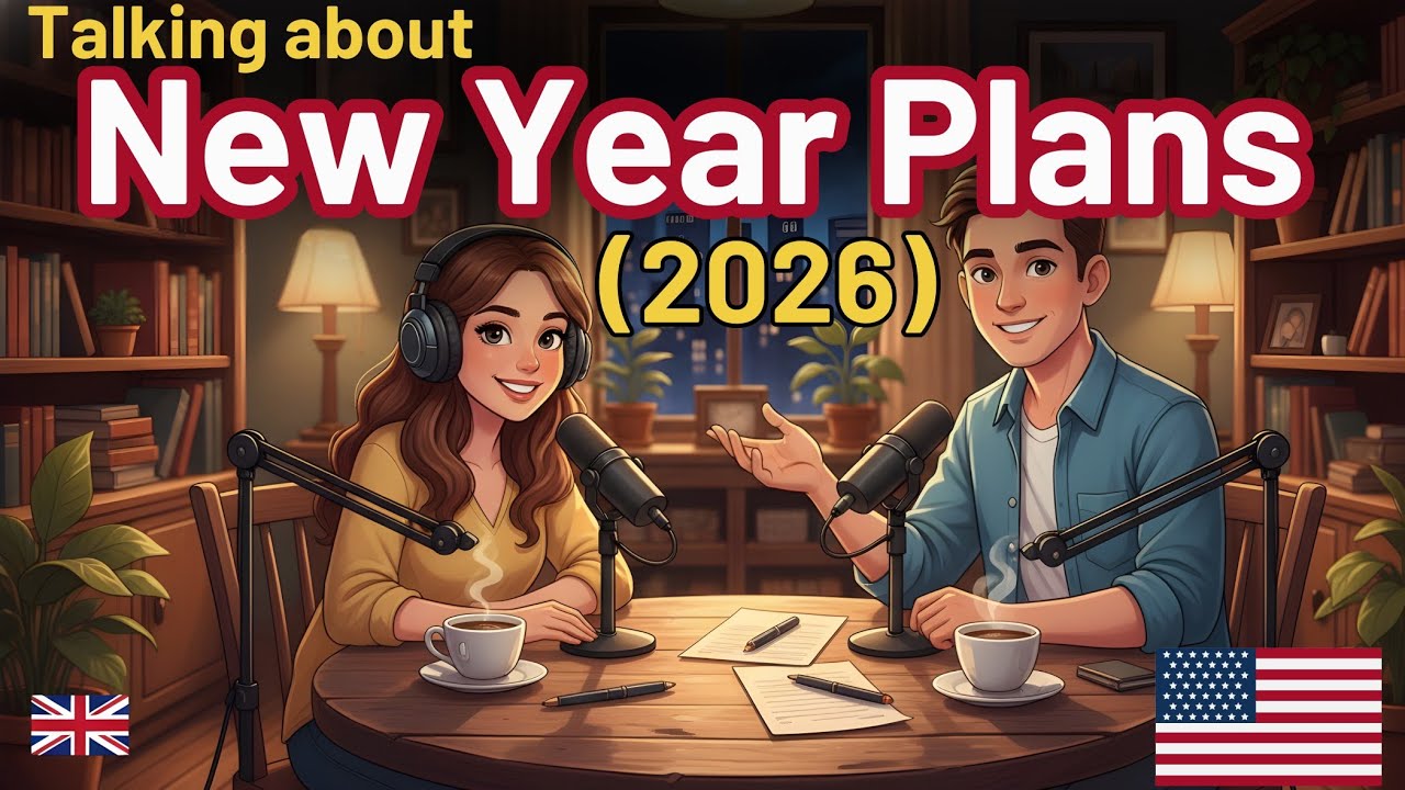 How to Talk About Your New Year Plans | Real English Conversation Practice