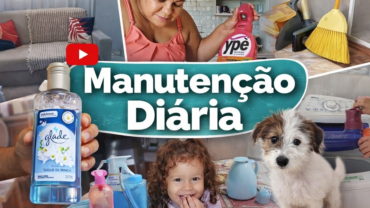 Rotina de manutenção  da 🏠/ adotamos um animalzinho.