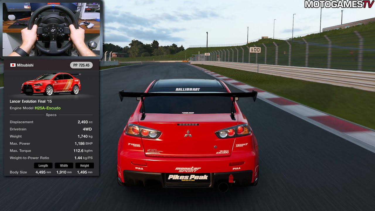 Gran Turismo 7 - Suzuki V6 Escudo Engine Swap in Lancer Evo X (1186 BHP)