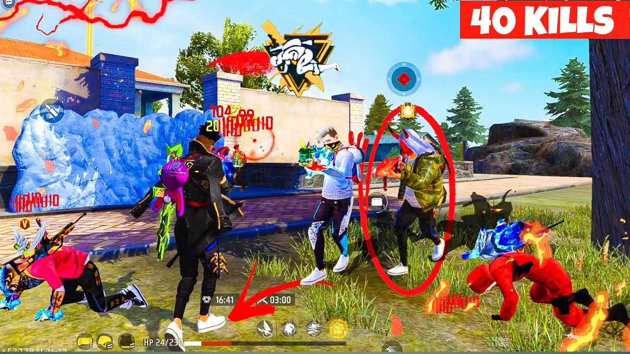 MP40 KING👑25 kills 💪M4A1+MP40 99% Headshot Rate ⚡| Solo Vs Squad Full Gameplay | intel i5 🖥