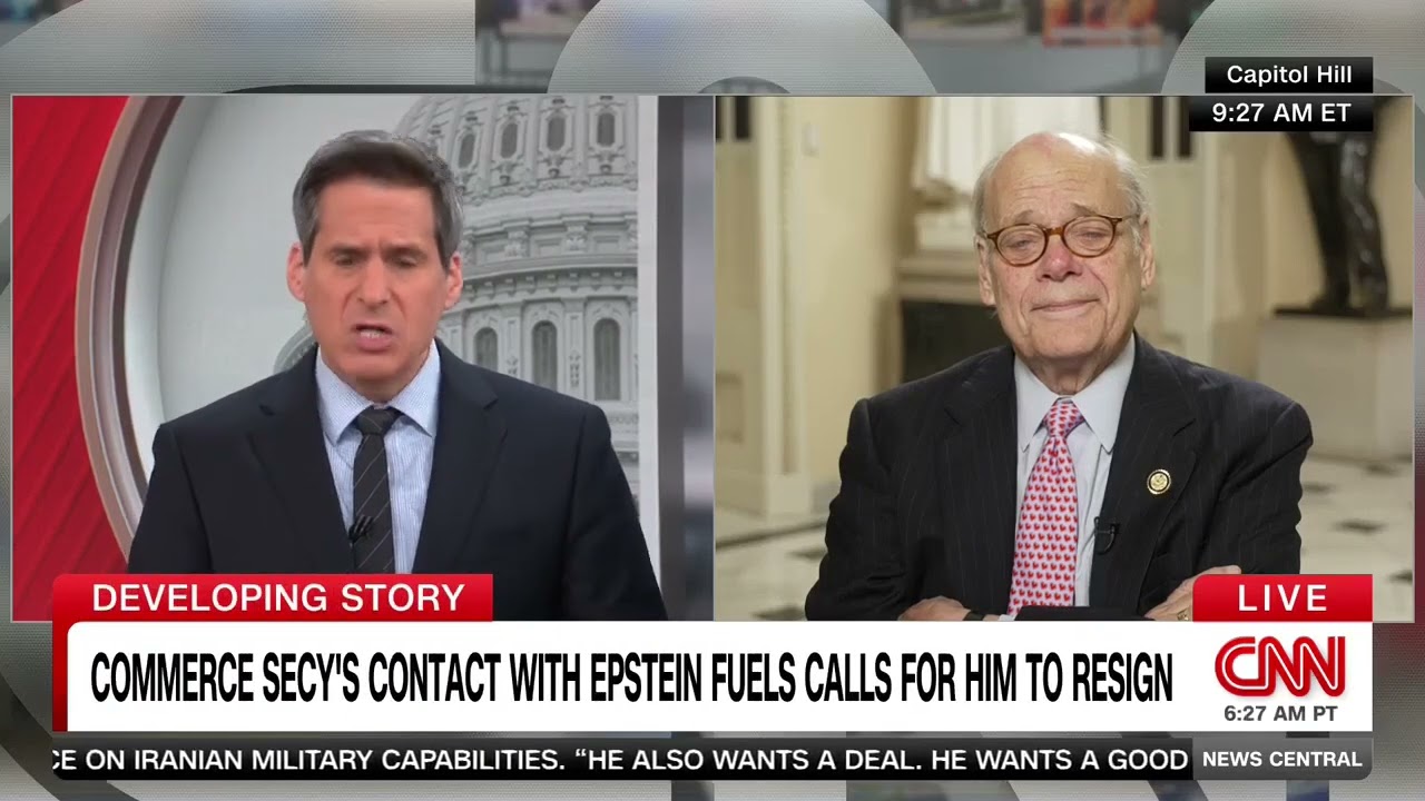 Rep. Cohen joins CNN to discuss latest on Epstein files, Lutnick connection, and Sec. Bondi hearing