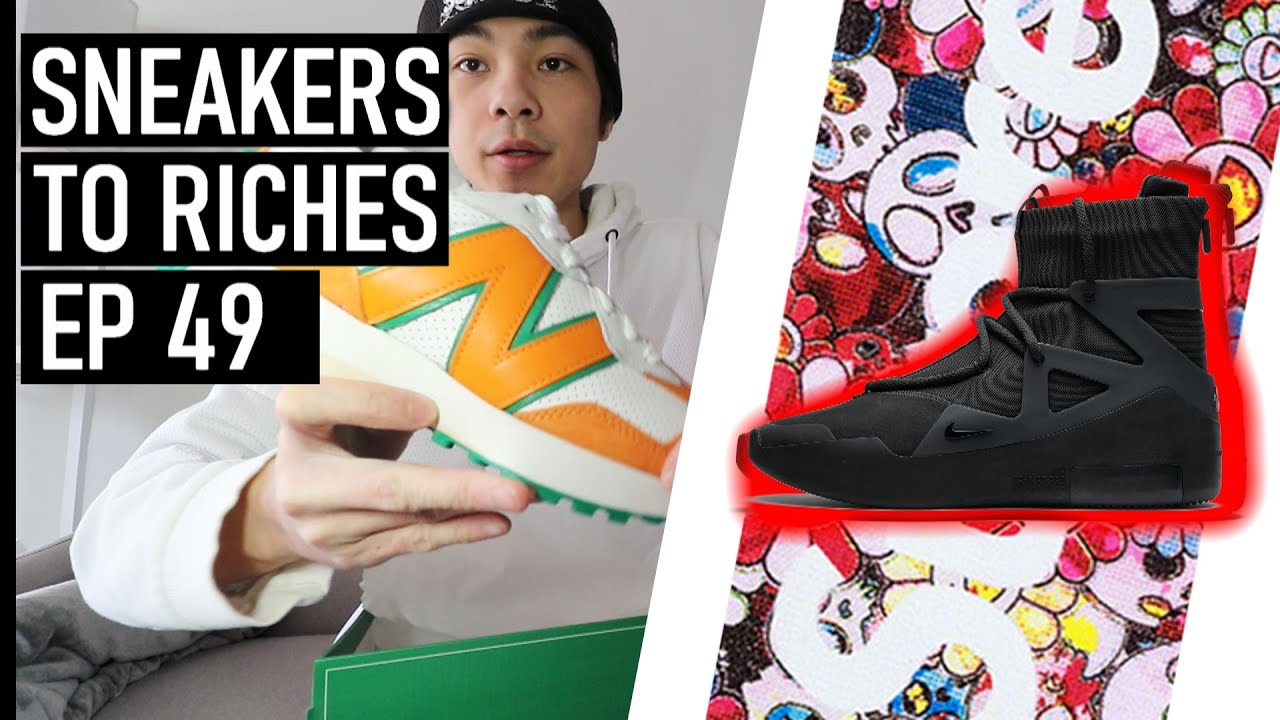 Ep 49 - Supreme Murakami Box Logo & Nike Fear of God LIVE COP! - Reselling Vlog SNEAKERS TO RICHES