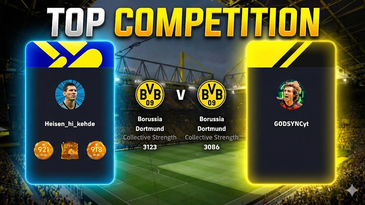 Godsync против Heisenberg, НАПРЯЖЕННЫЙ матч дортмундской «Боруссии» 🔥 | eFootball Mobile | #efoot...