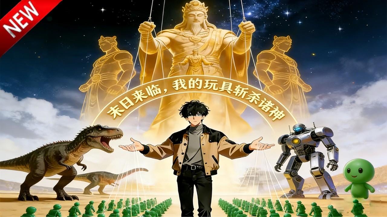 💥【新番上线】直面诡异外神，以万物为棋子，解锁进化系统，带领人类对抗末日骗局！《末日来临，我的玩具斩杀诸神》全集 Multi SUB #热血 #漫剧 #动漫魔女