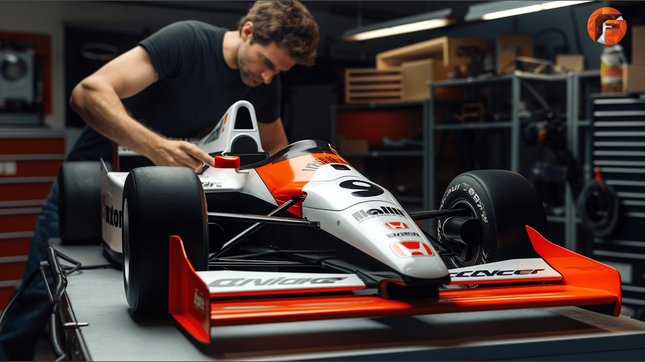 Man Builds F1 Replica Car to Scale | 1988 McLaren MP4/4 By @Oficina do Parma