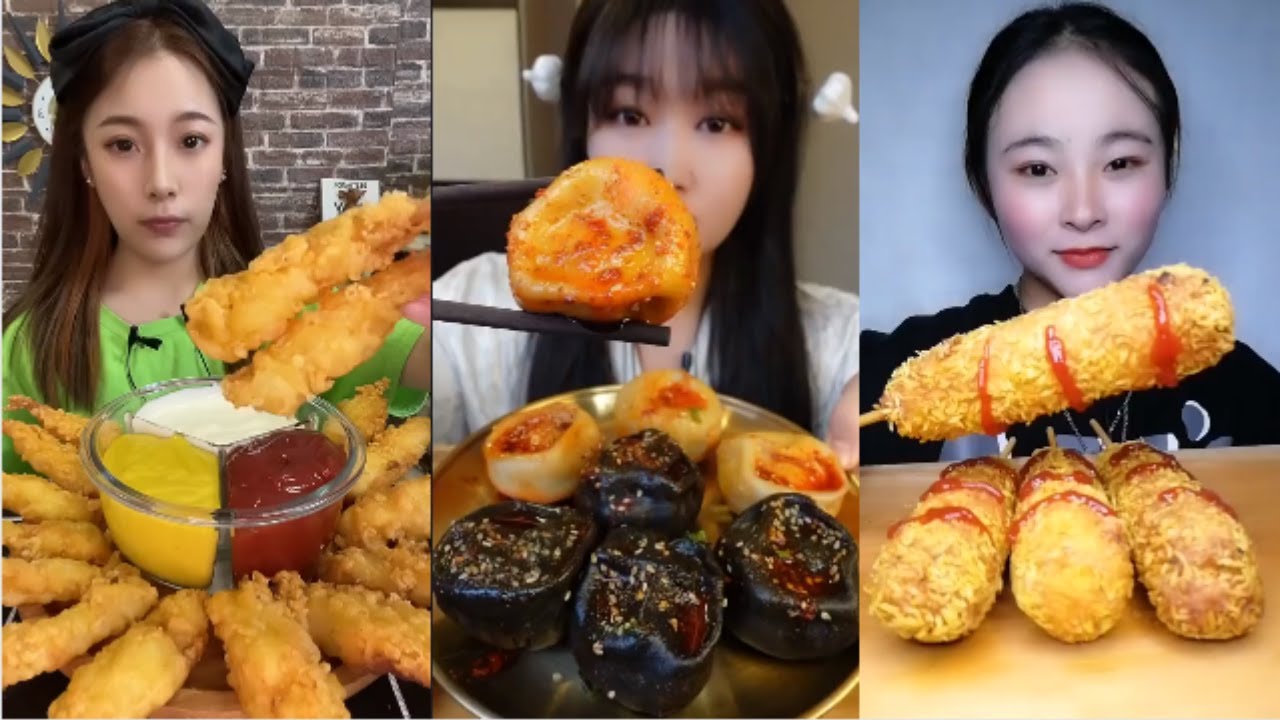 ASMR CHINESE FOOD MUKBANG EATING SHOW|소리좋은 여러가지 음식 먹방 모음이 팅쇼 리얼 사운드|超激辛の生タコ|กินหมูสามชั้นตุ่น#24