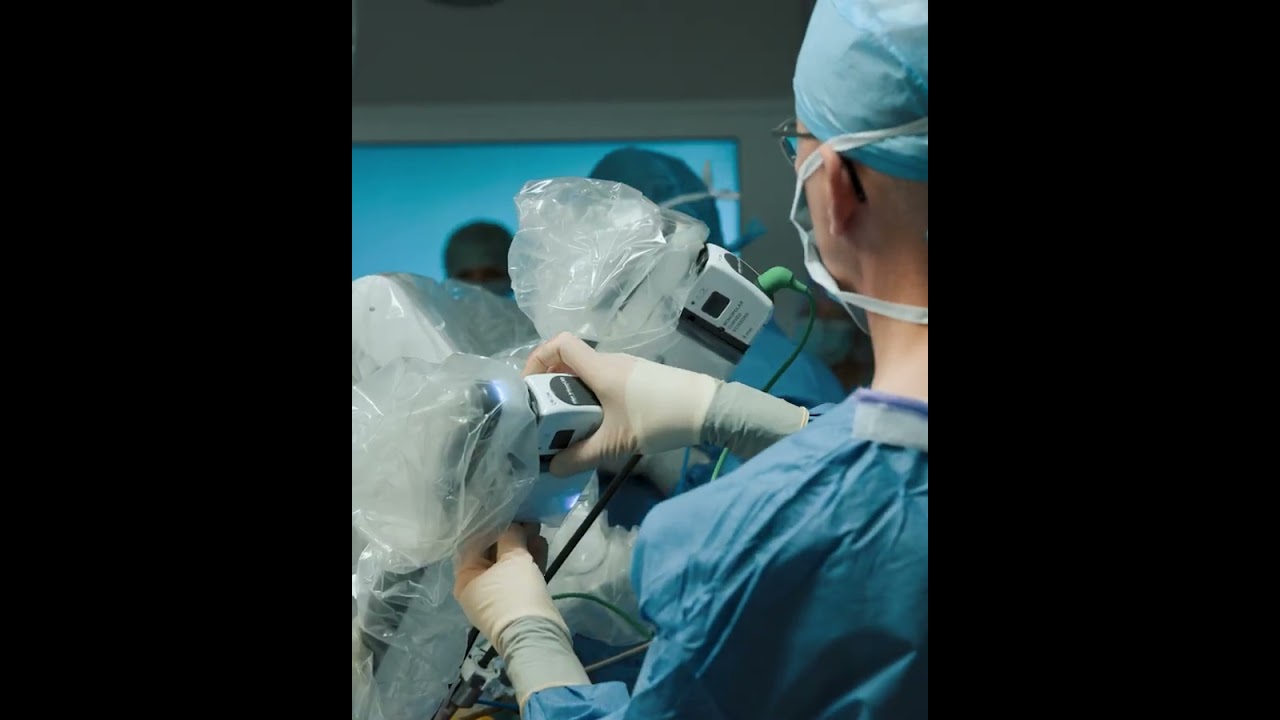 Robotik im OP: So sieht eine da Vinci OP aus.