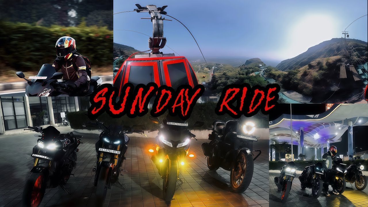 Crazy Sunday ride | pavagadh hills                                       yamaha