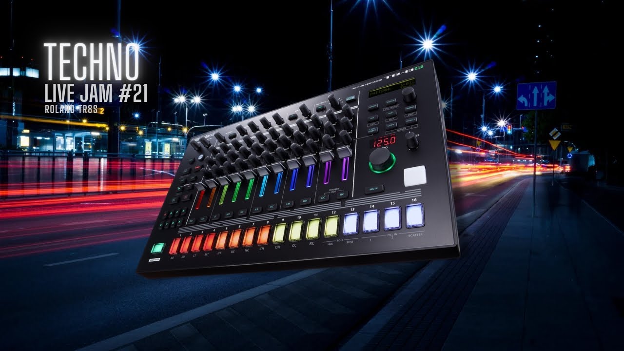 Techno Live Jam #21 Roland TR-8S