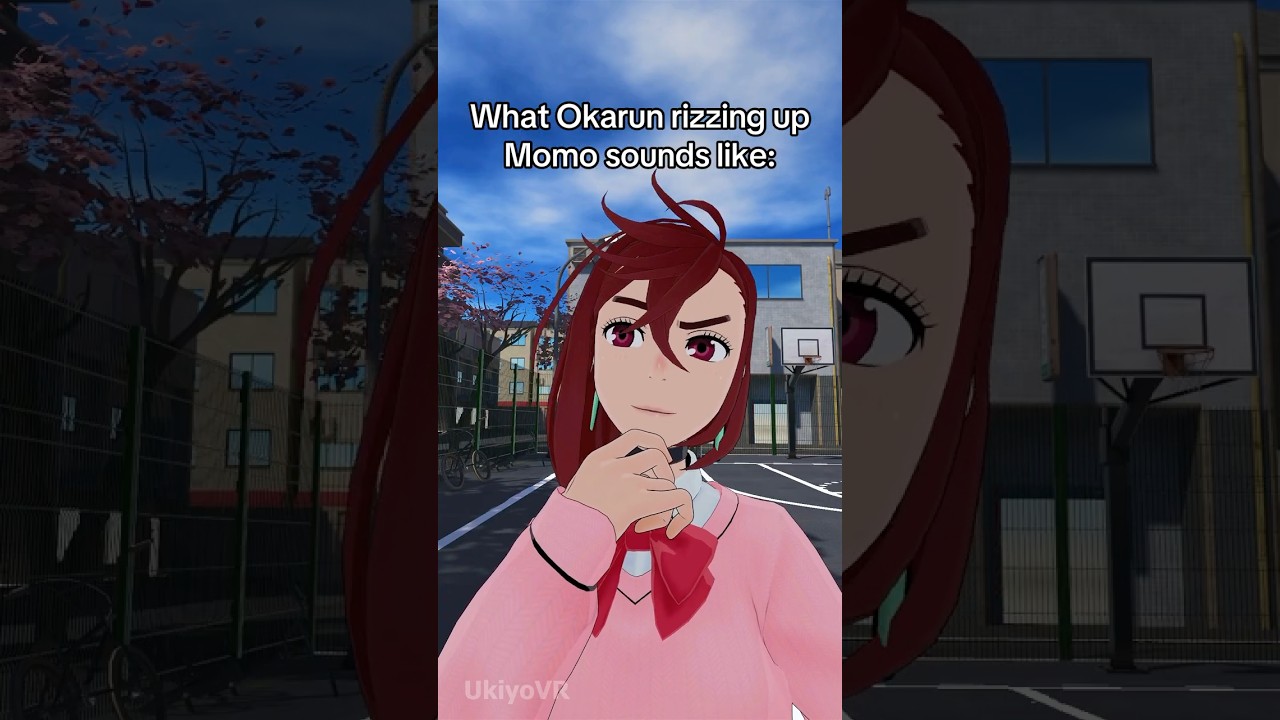 Okarun tries rizzing up Momo Ayase #dandadan #okarun #momoayase #anime #vrchat