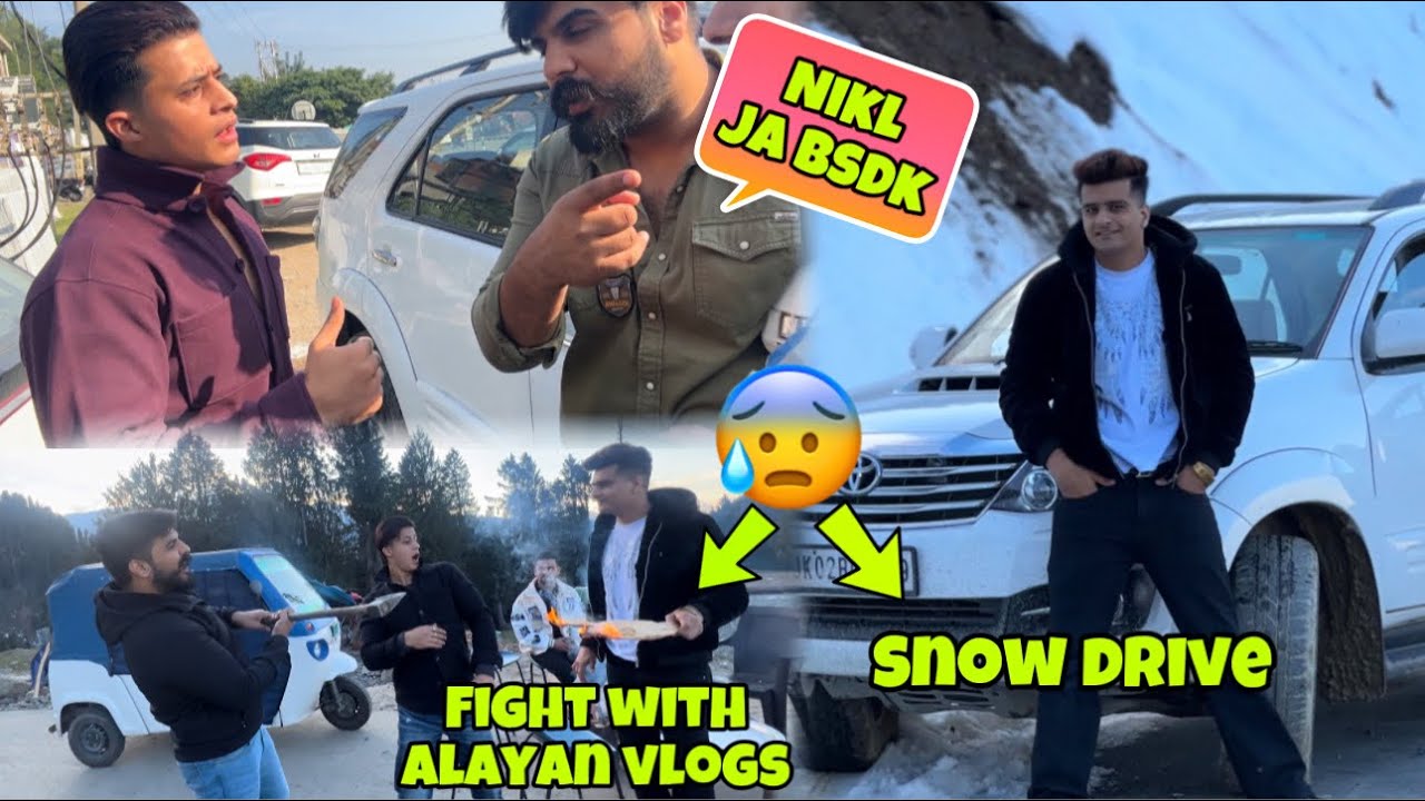 Snow Drive se phele alayan aur yasir bhai ke ho gaye ladie 😓  Preparation for ladakh ride