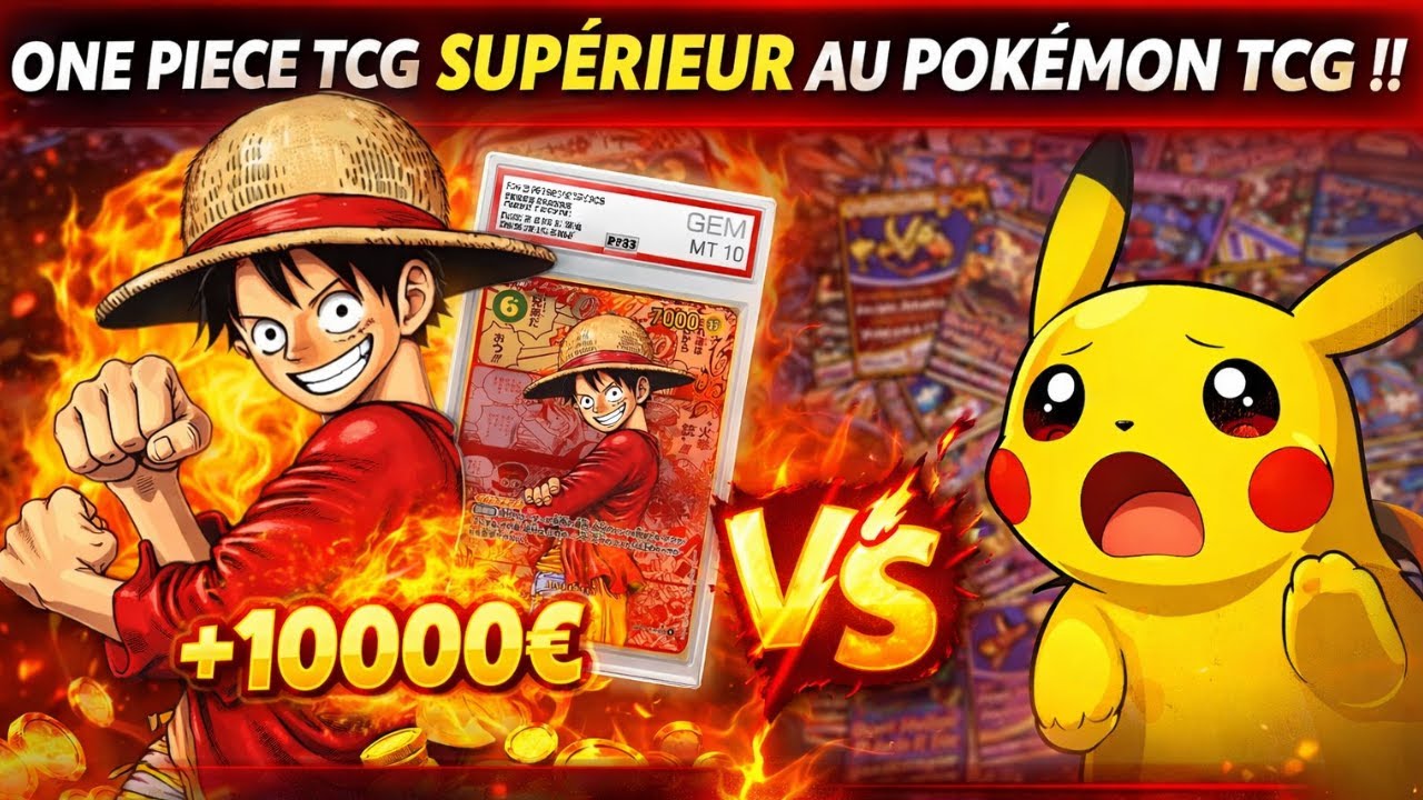 ONE PIECE TCG SUPÉRIEUR À POKÉMON ?! 😱🔥 (J’ouvre OP13 à la recherche de LUFFY à 10 000€ !)