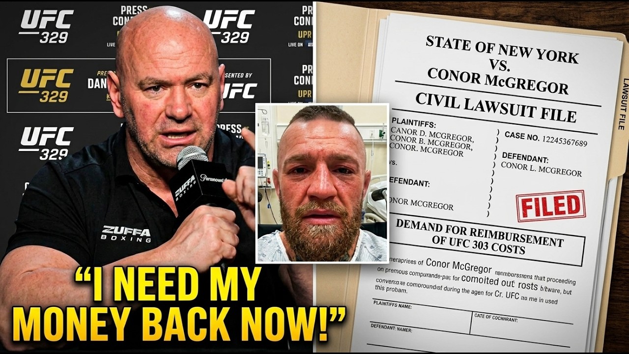 BREAKING: Dana White SUES Conor McGregor After DEVASTATING UFC 329 Injury!