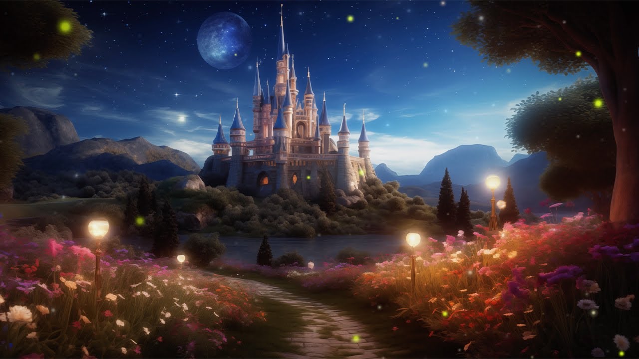 ⭐ Enchanted Castle Ambience Calming Reading or Background Music 4K