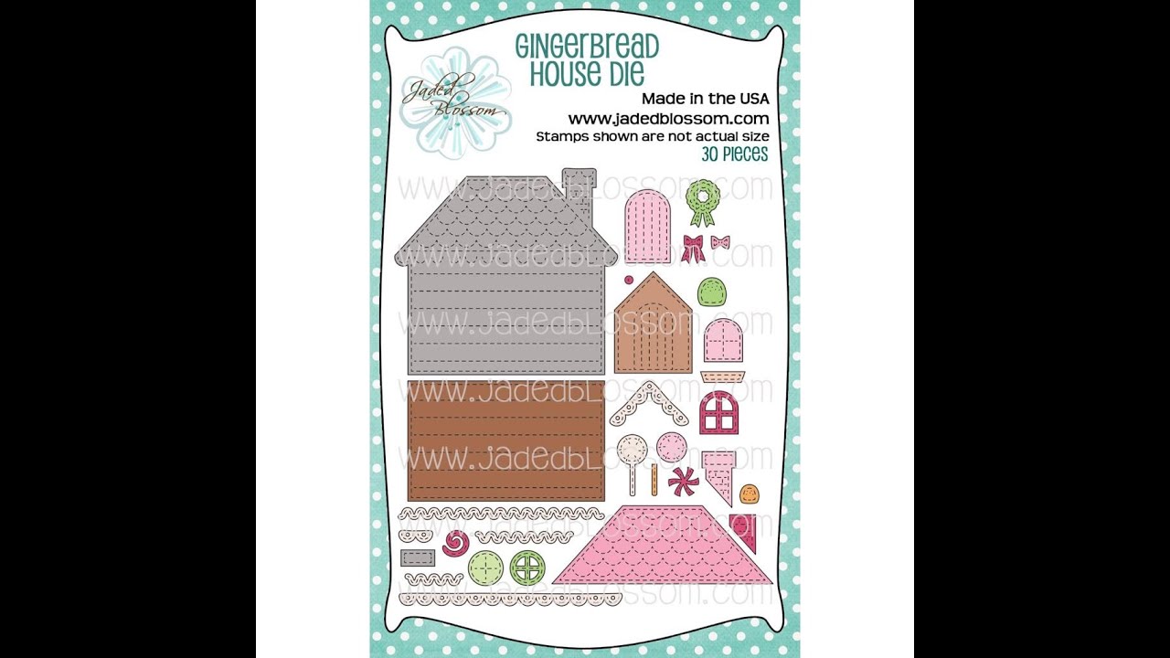 Jaded Blossom Gingerbread House Assembly